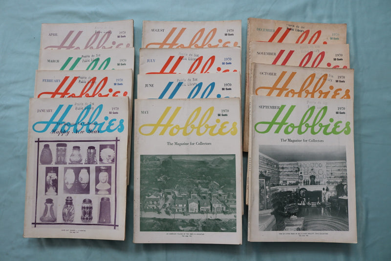 1970 HOBBIES MAGAZINE - COMPLETE YEAR - LOT OF 12 - O 3967