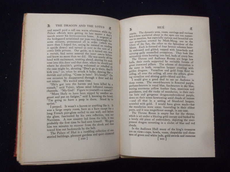 1927 THE DRAGON AND THE LOTUS HARDCOVER BOOK BY CROSBIE GARSTIN- KD 8418