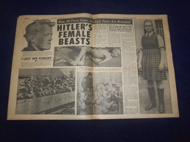1964 SEP 22 NATIONAL EXAMINER NEWSPAPER - LIZ TAYLOR VS. CARROLL BAKER - NP 6900