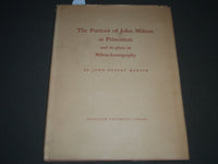 1961 THE PORTRAIT OF JOHN MILTON AT PRINCETON BY JOHN RUPERT MARTIN BOOK- I 1227