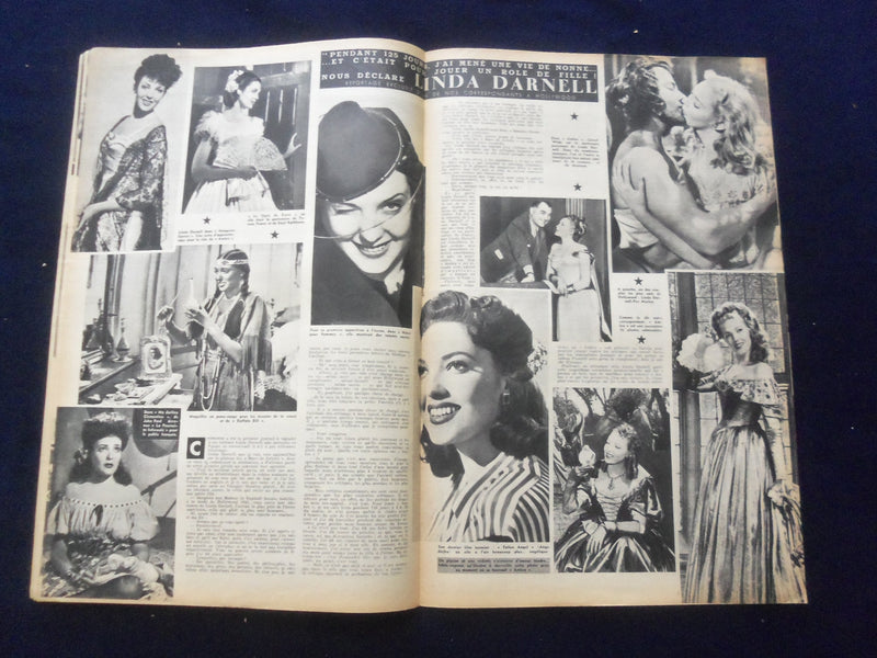 1947 DEC 9 CINEMONDE MAGAZINE-GINGER ROGERS BACK COVER- FRENCH EDITION- SP 4868E