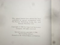 1986 O-ZONE HARDCOVER BOOK BY PAUL THEROUX - SIGNED 1ST EDITION - KD 8974
