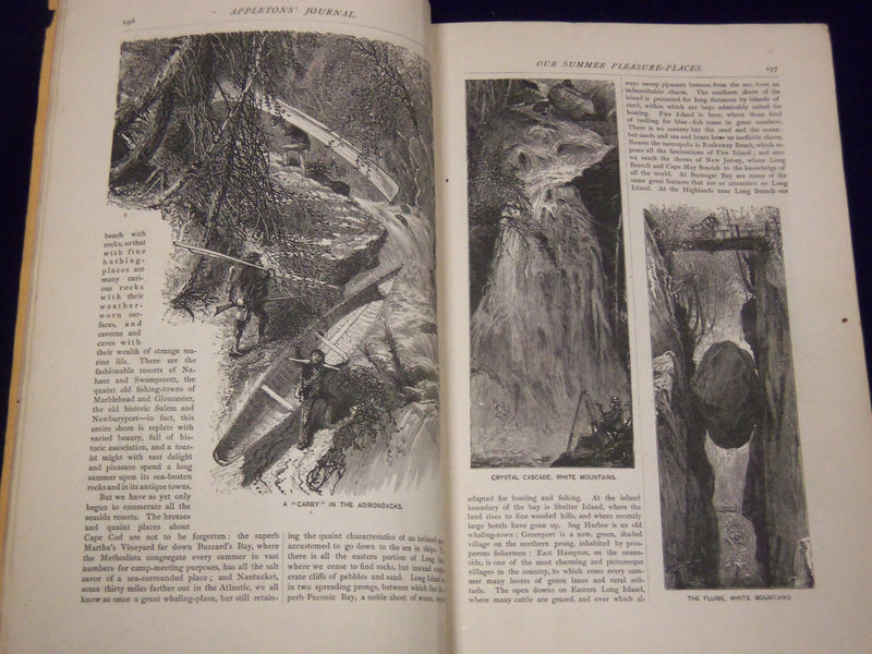 1876 APPLETON'S JOURNAL NEW SERIES LOT OF 5 ISSUES - WILLIAM RICHARD - WR 692