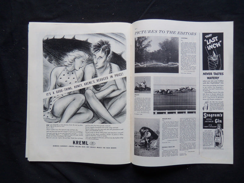 1937 AUGUST 23 LIFE MAGAZINE - TRANSOCEANIC TRANSPORT - L 40