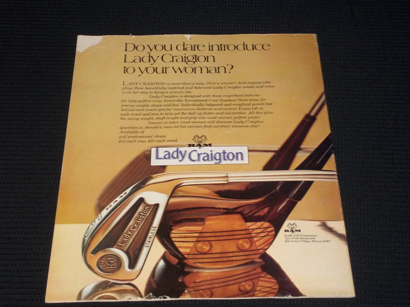 1975 MARCH 28 GOLF WORLD MAGAZINE - LARRY ZIEGLER FRONT COVER - E 6719