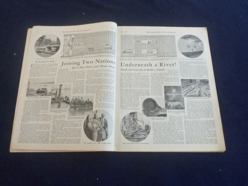 1932 JULY AMERICAN BOY MAGAZINE - THE COMING OF THE SPANIARDS PAINTING - ST 7070