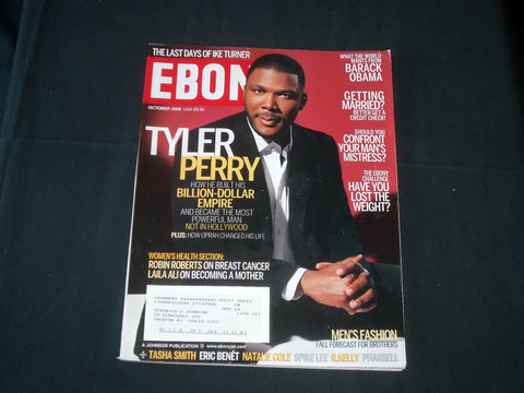 2008 OCTOBER EBONY MAGAZINE - TYLER PERRY COVER - B 6035