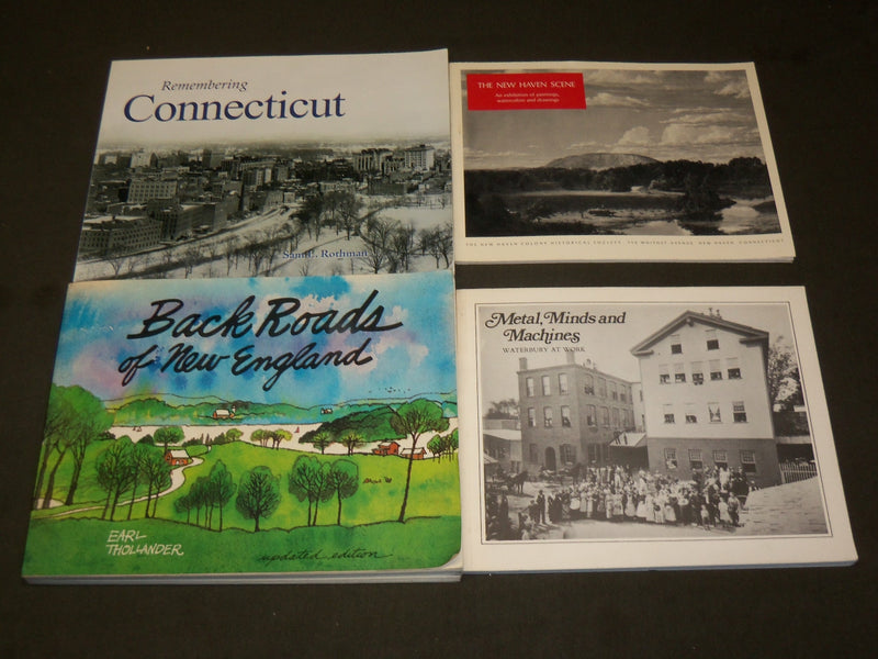 ASSORTED CONNECTICUT & NEW ENGLAND BOOK LOT OF 24 - R 906