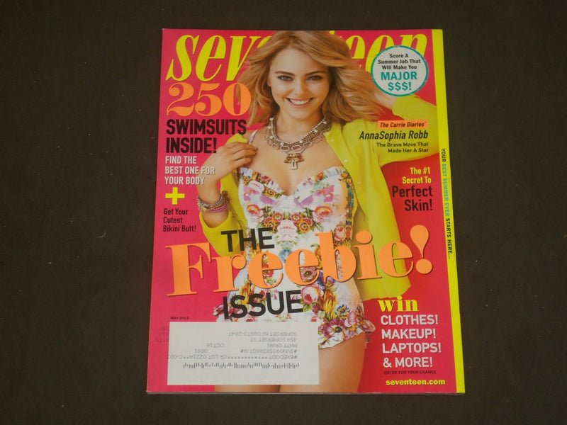 2013 MAY SEVENTEEN MAGAZINE - ANNASOPHIA ROBB COVER - B 1748