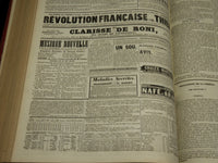 1839 JANUARY-JUNE LA PRESSE FRENCH NEWSPAPER BOUND VOLUME - SCIENCE - KD 1279H