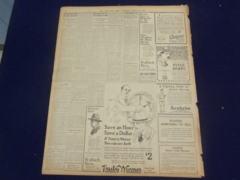 1918 MARCH 30 NEW YORK TIMES - FOCH NOW COMMANDS ALLIED ARMIES - NT 8155