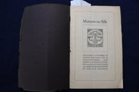 1910 MATTERS ON SILK SOFTCOVER BOOK - H.F. HOFER - K 1348