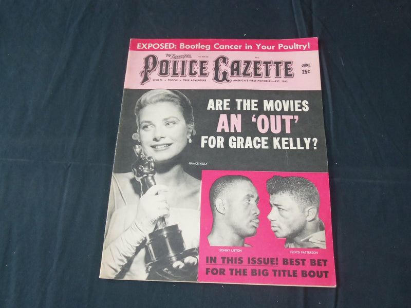 1962 JUNE THE NATIONAL POLICE GAZETTE MAGAZINE - GRACE KELLY - B 5714