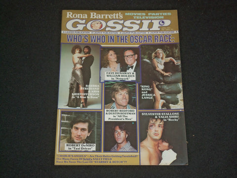 1977 APRIL RONA BARRETT'S GOSSIP MAGAZINE - ELVIS PRESLEY - OSCAR RACE - ST 6263