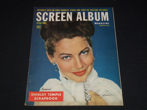 1949 SPRING SCREEN ALBUM MAGAZINE - AVA GARDNER COVER - E 14650
