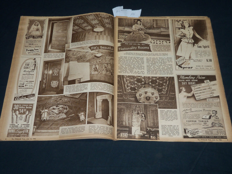 1946 JUNE 16 THE PITTSBURGH PRESS SUNDAY ROTO SECTION - BILLY CONN - NP 4563