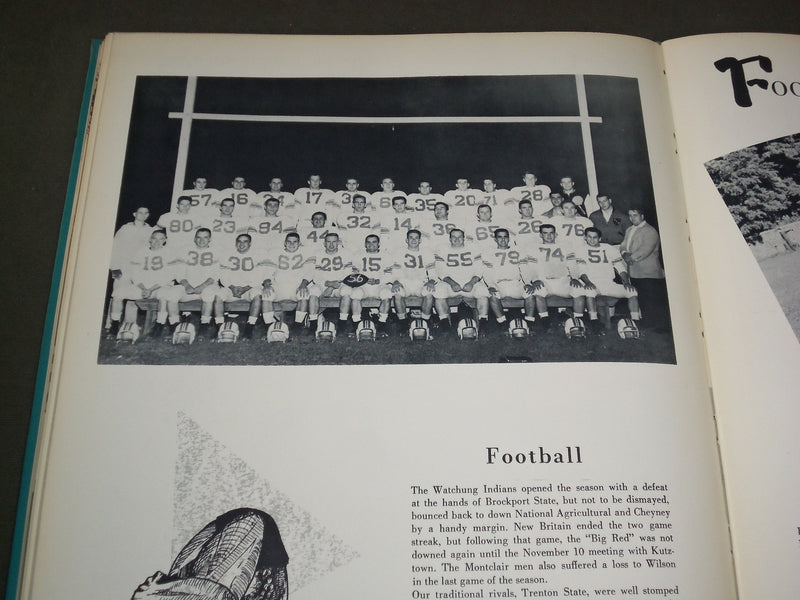 1957 LA CAMPANA MONTCLAIR STATE UNIVERSITY YEARBOOK - NEW JERSEY - YB 1127