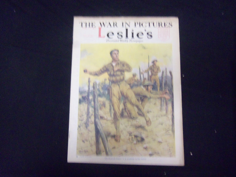 1917 AUGUST 16 LESLIE'S WEEKLY MAGAZINE - THE FIRST TO FIGHT - ST 2161
