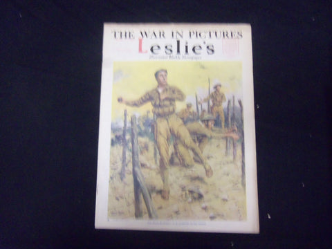 1917 AUGUST 16 LESLIE'S WEEKLY MAGAZINE - THE FIRST TO FIGHT - ST 2161