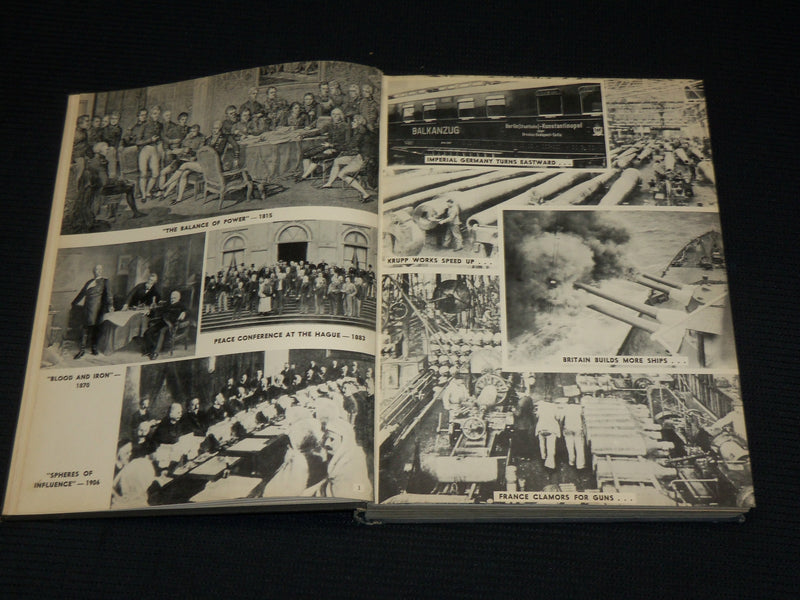 1933 THE FIRST WORLD WAR PHOTOGRAPHIC HISTORY HARDCOVER BOOK - R 708S