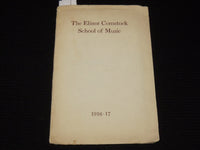 1916-1917 THE ELINOR COMSTOCK SCHOOL OF MUSIC -41 E 80TH STREET NEW YORK - K 587