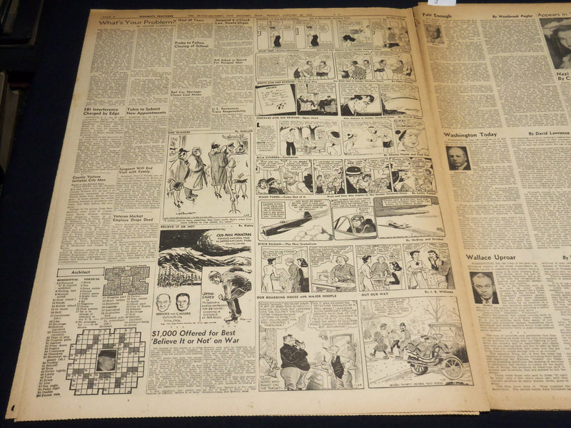 1945 JANUARY 29 NEW BEDFORD STANDARD TIMES - SECRECY SURROUNDS BLAST - NT 8905