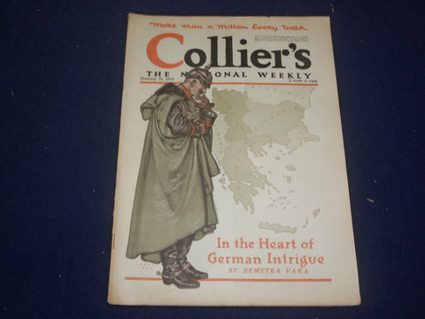 1918 JANUARY 19 COLLIER'S MAGAZINE - IN THE HEART OF GERMAN INTRIGUE - ST 6724