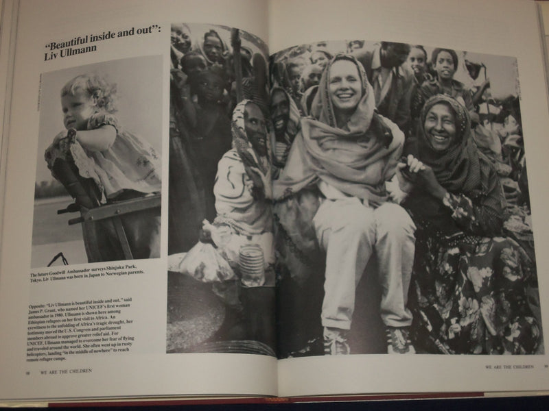 1986 WE ARE THE CHILDREN CELEBRATION OF UNICEF'S HARDCOVER BOOK - KD 2805