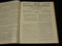 1902 JAN-DEC BERLINER KLINISCHE WOCHENSCHRIFT MAGAZINE BOUND VOLUME - R 491
