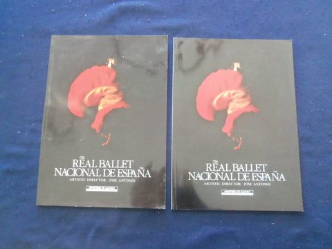 1987 REAL BALLET NACIONAL DE ESPANA SOFTCOVER BOOKS - LOT OF 2 - KD 8198