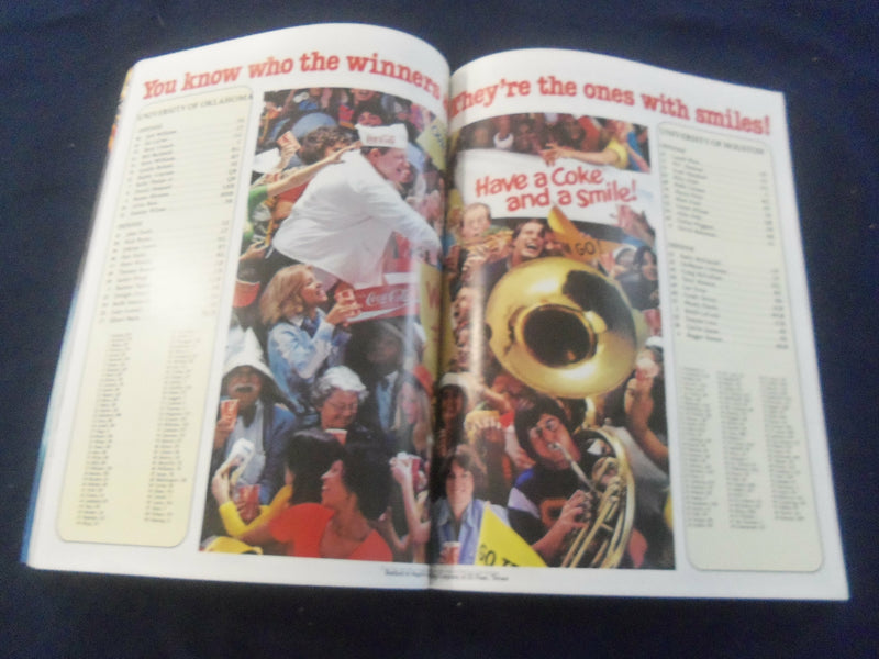 1981 DECEMBER 26 SUN BOWL PROGRAM - OKLAHOMA UNIV VS UNIV OF HOUSTON - ST 5005R