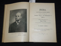 1898 INDIA THE HORROR STRICKLEN EMPIRE HARDCOVER BOOK BY GEORGE LAMBERT- KD 9412