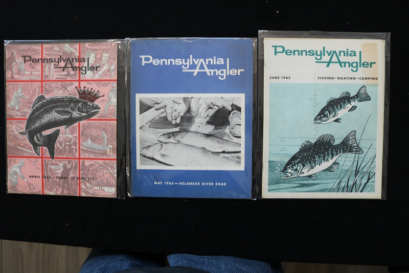 1965 PENNSYLVANIA ANGLER MAGAZINE - LOT OF 11 - O 3745