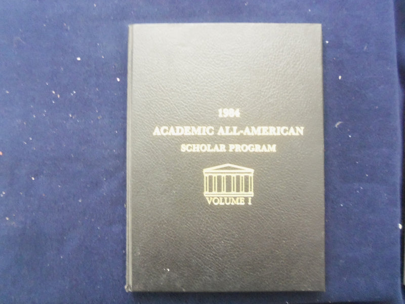1984 ACADEMIC ALL-AMERICAN SCHOLAR PROGRAM - VOLUME I - YB 3038