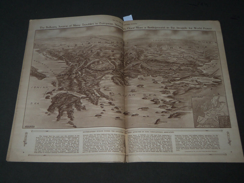 1917 JULY 12 MID-WEEK PICTORIAL MAGAZINE SECTION - NAVAL GUNNERS - J 3271