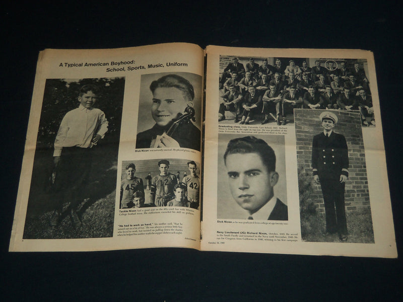 1960 OCT 23 CHICAGO SUNDAY TRIBUNE MAGAZINE SECTION - RICHARD NIXON - NP 3851