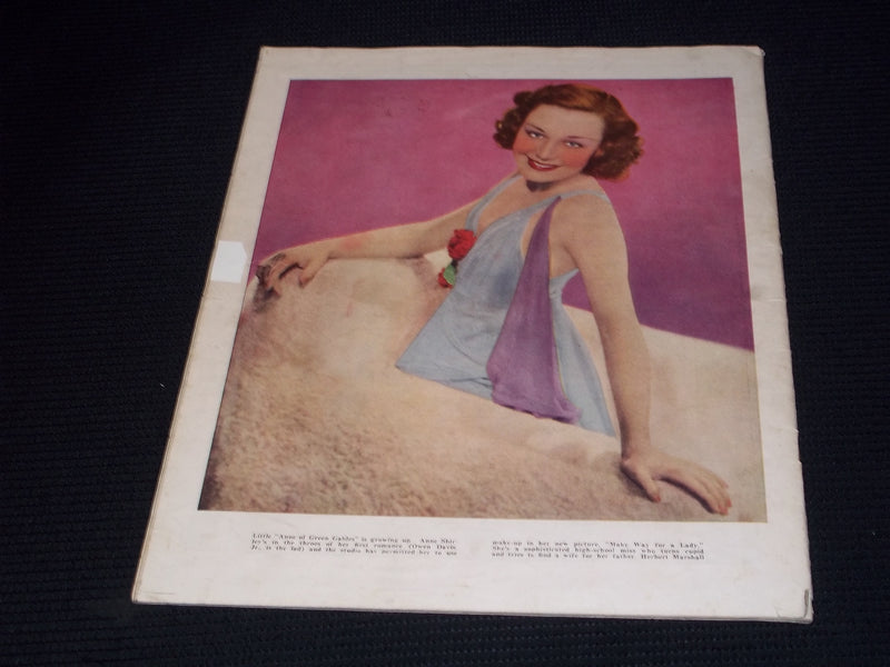 1936 JANUARY SCREEN GUIDE MAGAZINE - SHIRLEY TEMPLE FRONT COVER - E 20088