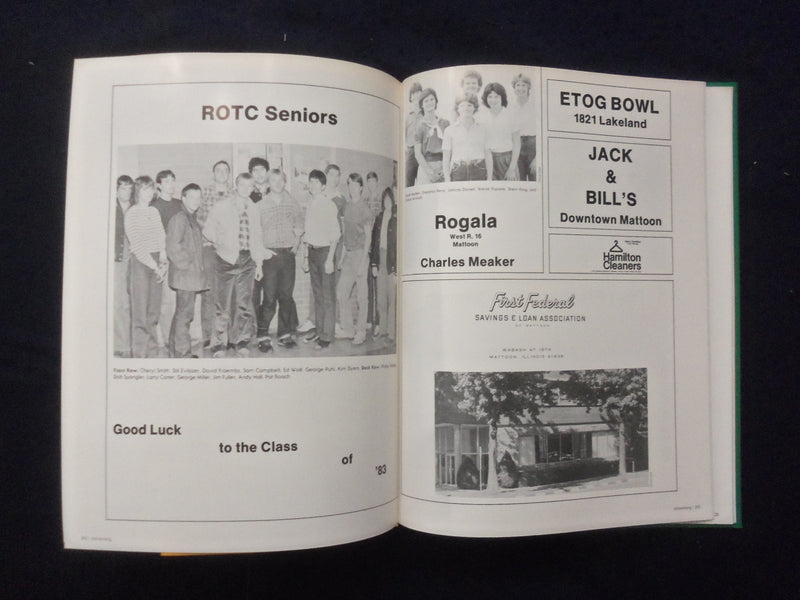 1983 RIDDLE MATTHOON HIGH SCHOOL YEARBOOK - MATTOON, IL - YB 3307