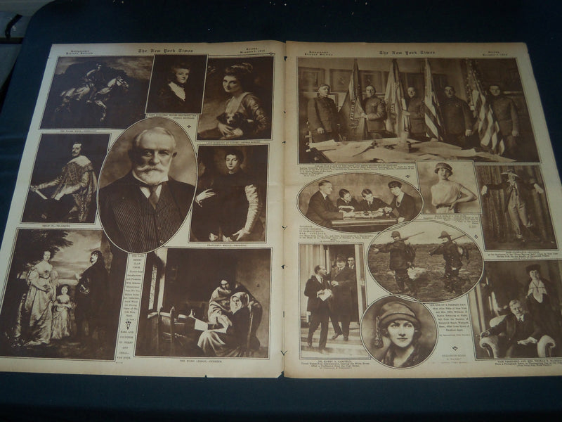 1919 DEC 7 NEW YORK TIMES PICTURE SECTION - ARMY-NAVY GAME -HENRY FRICK- NT 7373