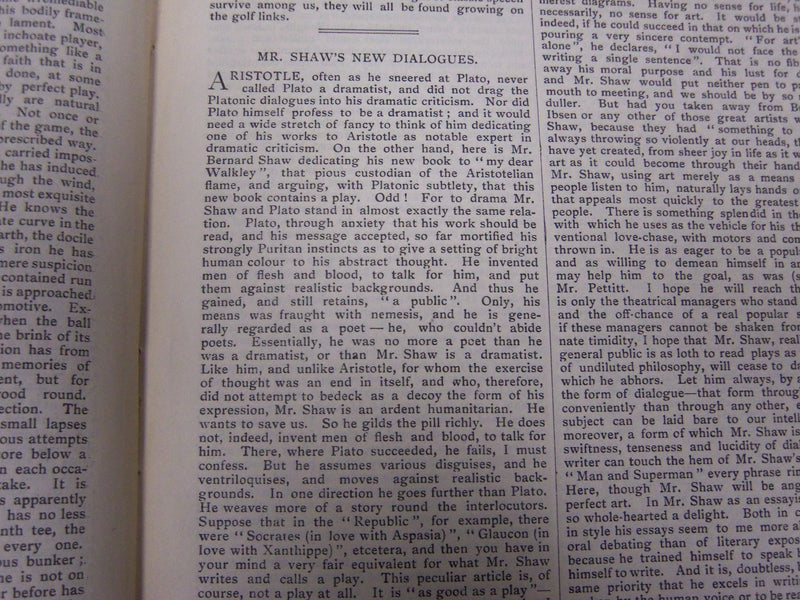 1903 SATURDAY REVIEW 2 BOUND VOLUMES - COMPLETE YR- PUBLISHED IN LONDON - R 1091