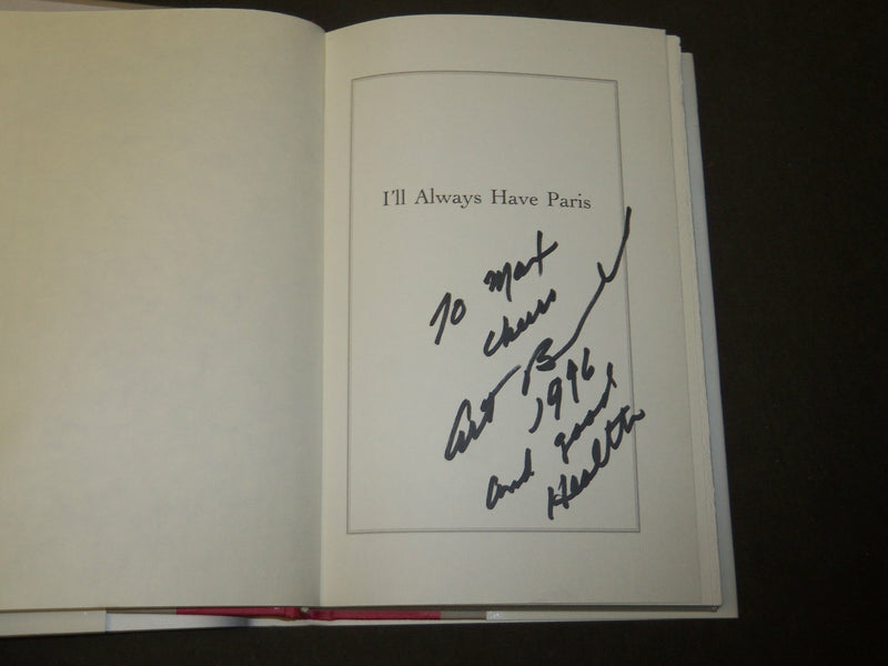 1996 I'LL ALWAYS HAVE PARIS BOOK SIGNED BY ART BUCHWALD - KD 5351