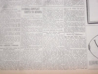 1920 NOVEMBER 10 NEW YORK TIMES - BASEBALL CONFLICT SHIFTS TO MINORS - NT 8450