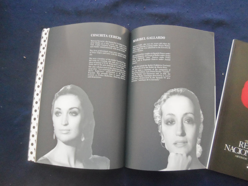 1987 REAL BALLET NACIONAL DE ESPANA SOFTCOVER BOOKS - LOT OF 2 - KD 8198
