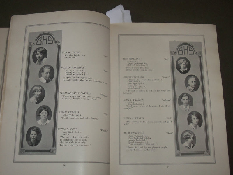 1927 THE NUGGET BUTLER HIGH SCHOOL YEARBOOK - BUTLER NEW JERSEY - YB 1355