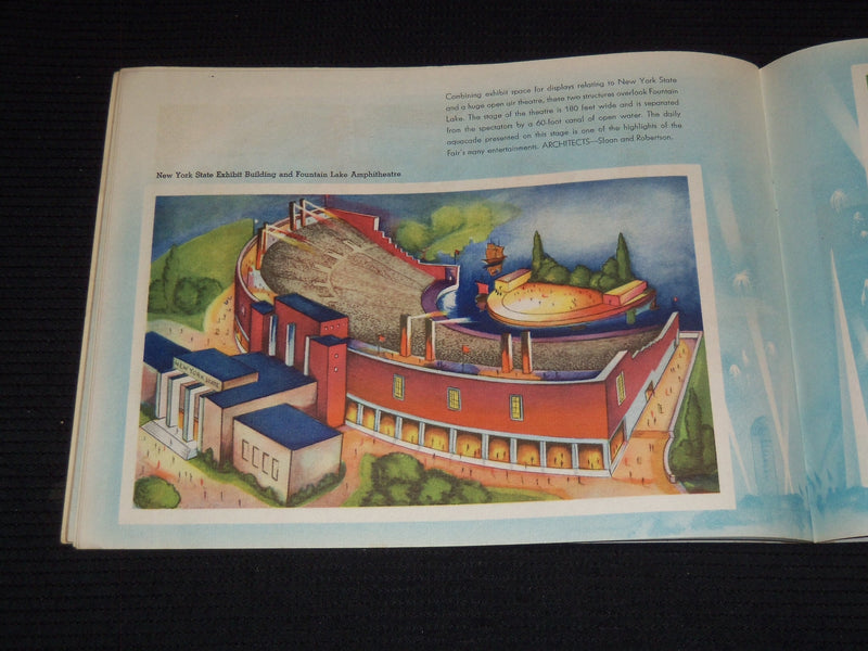 1939 VIEWS OF THE NEW YORK WORLD'S FAIR SOFTCOVER BOOK - NICE PRINTS - J 7355