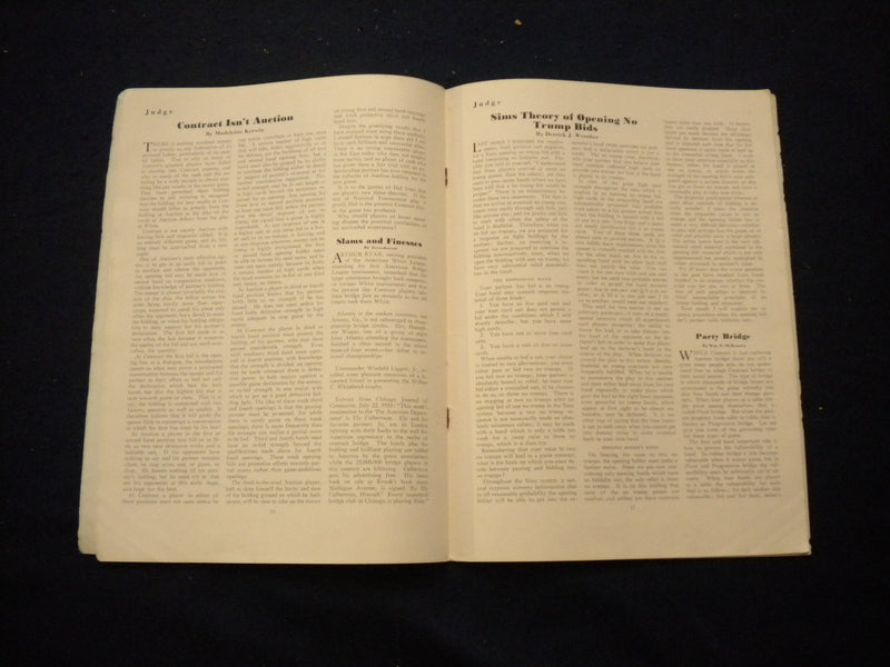 1933 SEPTEMBER JUDGE MAGAZINE - BOY AND GIRL RIDING BICYCLE - B 438W