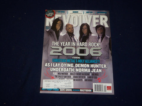 2007 FEBRUARY REVOLVER MAGAZINE - THE YEAR IN HARD ROCK - SP 9941