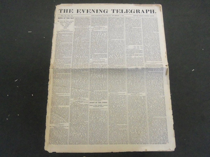1881-1883 THE EVENING TELEGRAPH NEWSPAPER LOT OF 15 - NICE ADS - NP 1440