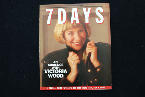 1989 OCTOBER 8-14 7 DAYS MAGAZINE - VICTORIA WOOD COVER - E 24460