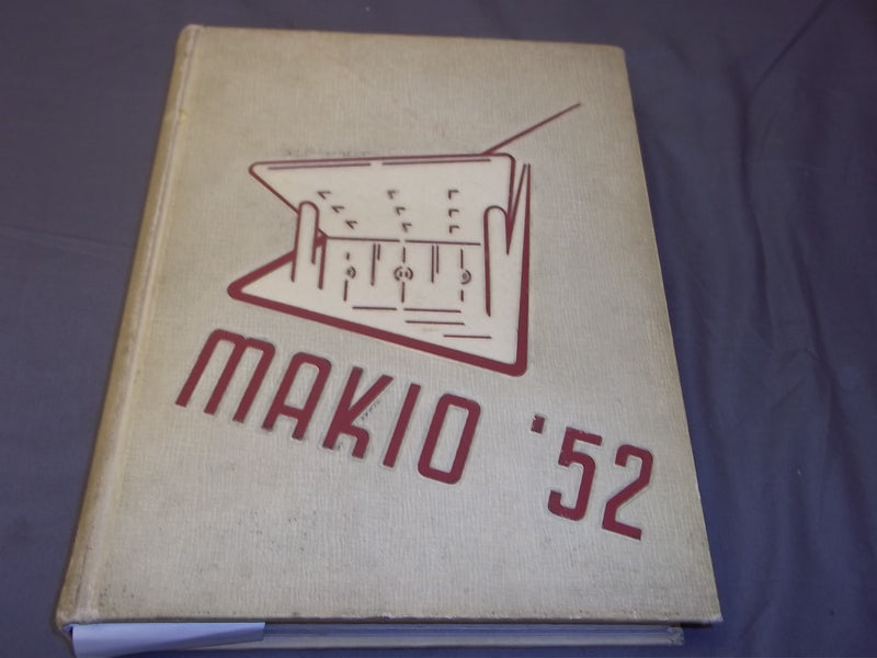 1952 MAKIO THE OHIO STATE UNIVERSITY YEARBOOK - VIC JANOWICZ BUCKEYES - YB 1729